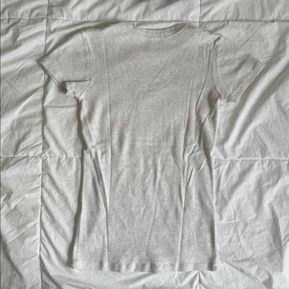 Brandy Melville White Long Hailie Top - Picture 2 of 3
